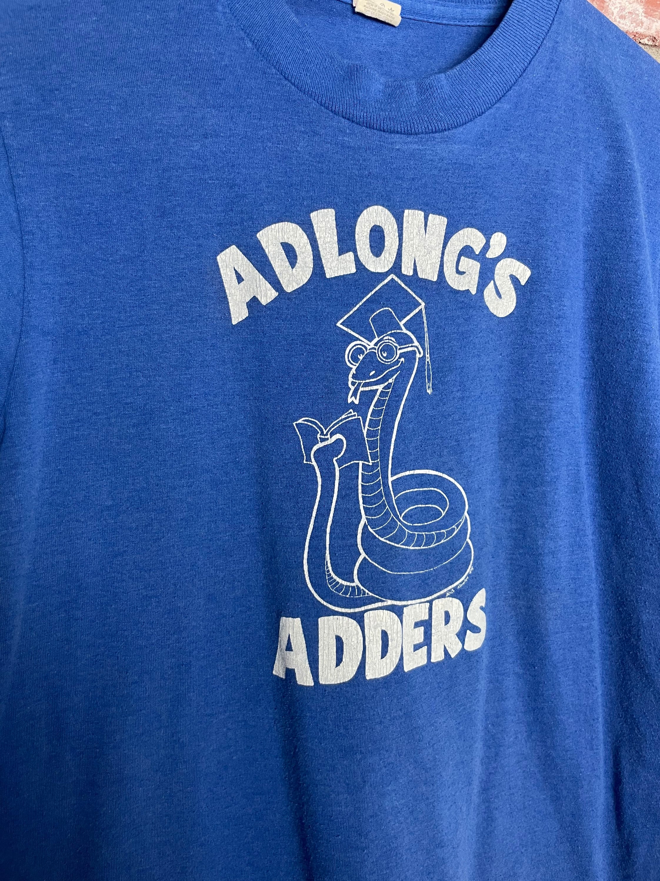 Vintage 80s Adlongs Addlers Kids School t-shirt-Size kids small image 5