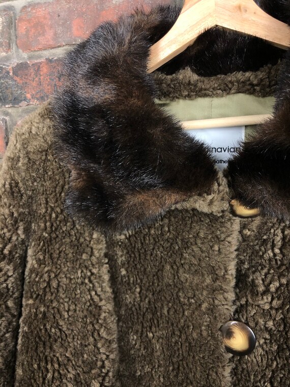 Vintage 1980s Scandinavian Faux Fur 