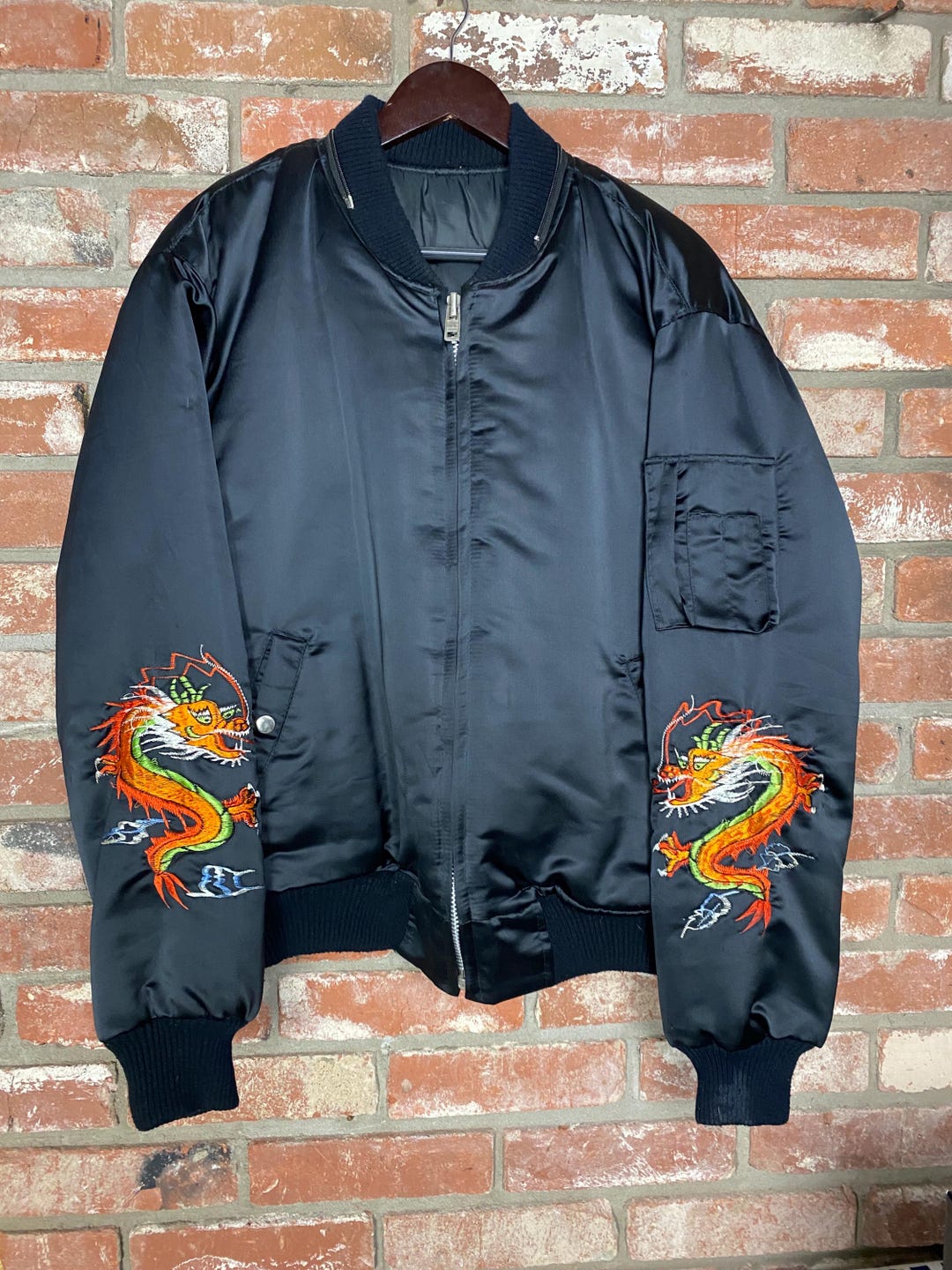 1980s Korean Souvenir Bomber Jacket - Etsy
