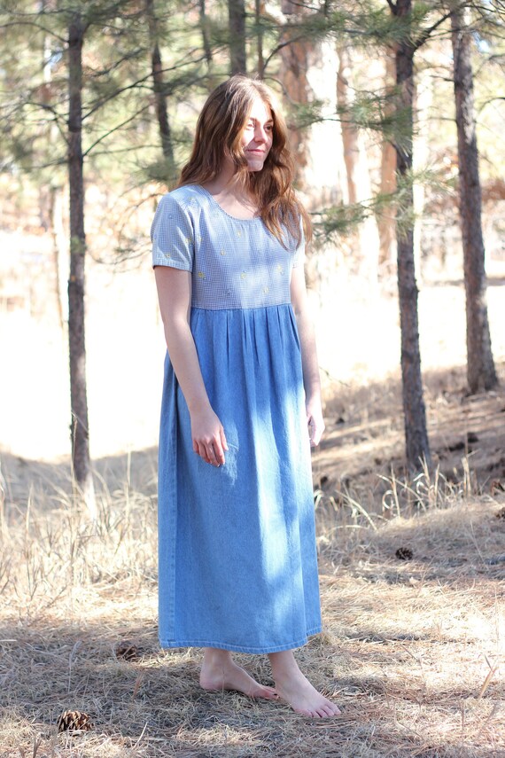 Buy > light denim summer dress > in stock