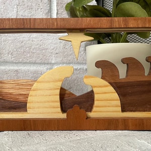 Away in a Manger Silent Night Layered Nativity Set Printable Pattern - Scroll Saw, Glowforge, Cricut, Silhouette Ready - PDF, SVG, DXF, ai