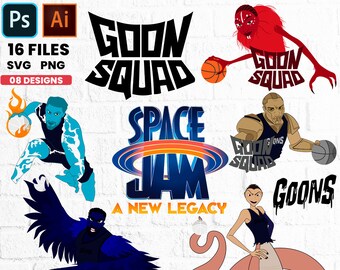 Space Jam Stickers Etsy