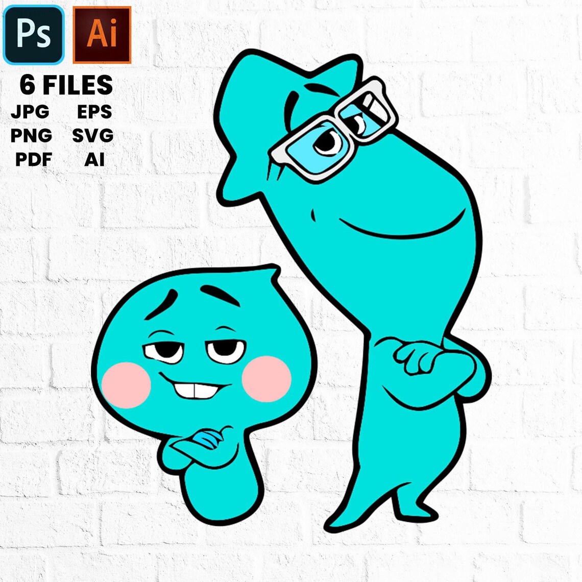 Clipart Soul Pixar SVG Soul Pixar Png Soul Pixar Jpg Soul | Etsy