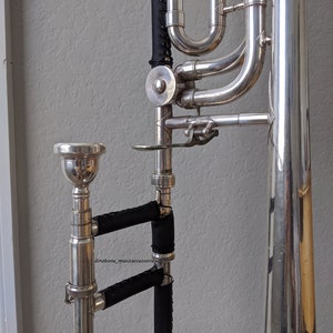 Trombonhand- och halsskydd - Veganskt läder