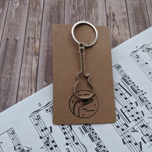 Acoustic Guitar Keychain