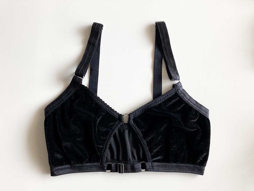 Velvet Cotton Bralette main image 1