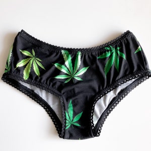 Handmade Underwear, Green Scrundies 