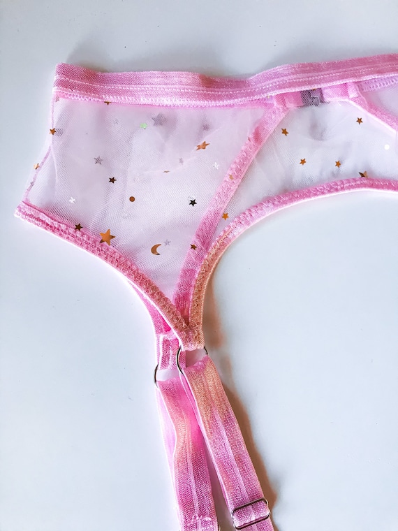 pink garter belt VICTORIA'S SECRET VERY SEXY HEART WARE WAIST CINCHER GARTER BELT XS/S M/L  NWT