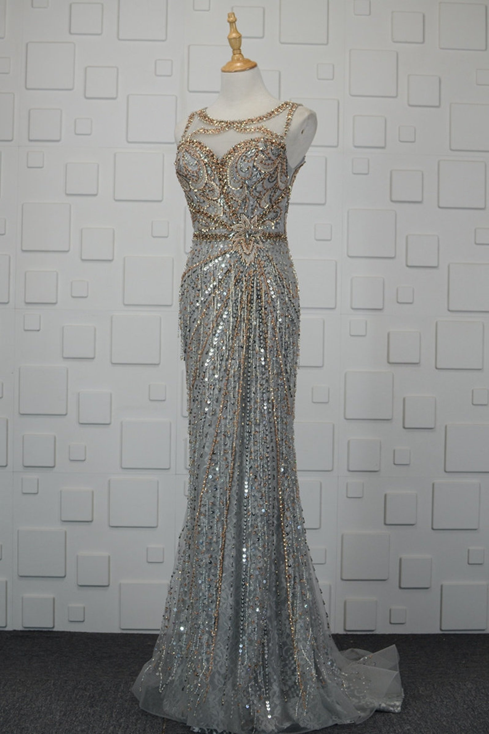 New HighEnd Evening Dress Luxury Banquet Skirt Toast Dress Etsy