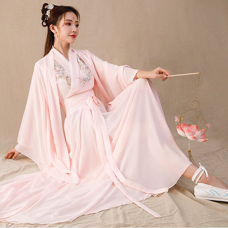 Antique Hanfu Cloak Women Tops Chinese Chiffon Popular Summer Shawl Cardigan