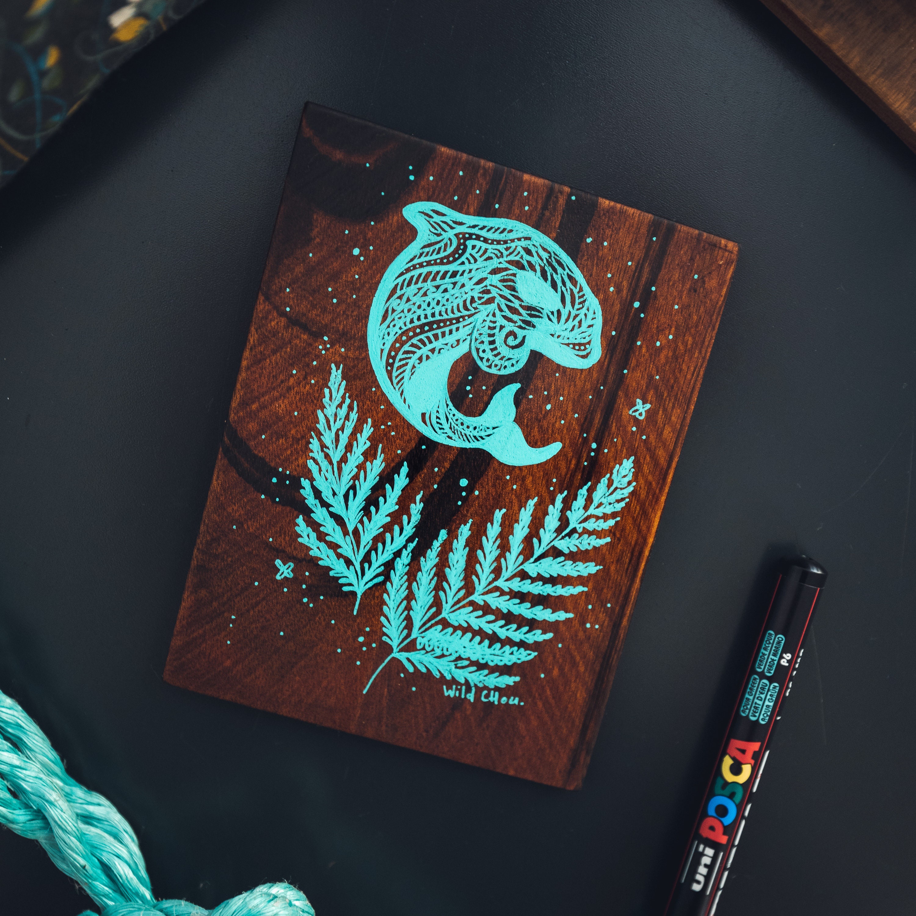 Toa | Illustration sur Bois Art On Wood