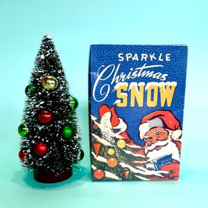 Vintage Sparkle Christmas Snow, Mica Flakes, Mica Snow, Vintage Christmas, Crafting Snow, Craft Snowflakes