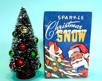 Vintage Sparkle Christmas Snow: Mica Flakes for Crafts