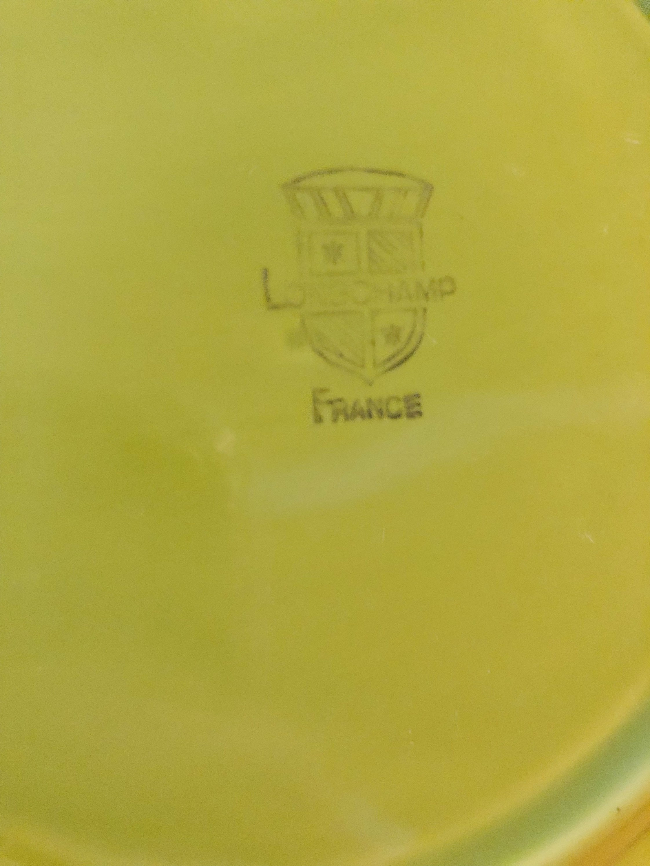 French Plates Vintage Rare Set of Three 1960s Longchamp Etsy