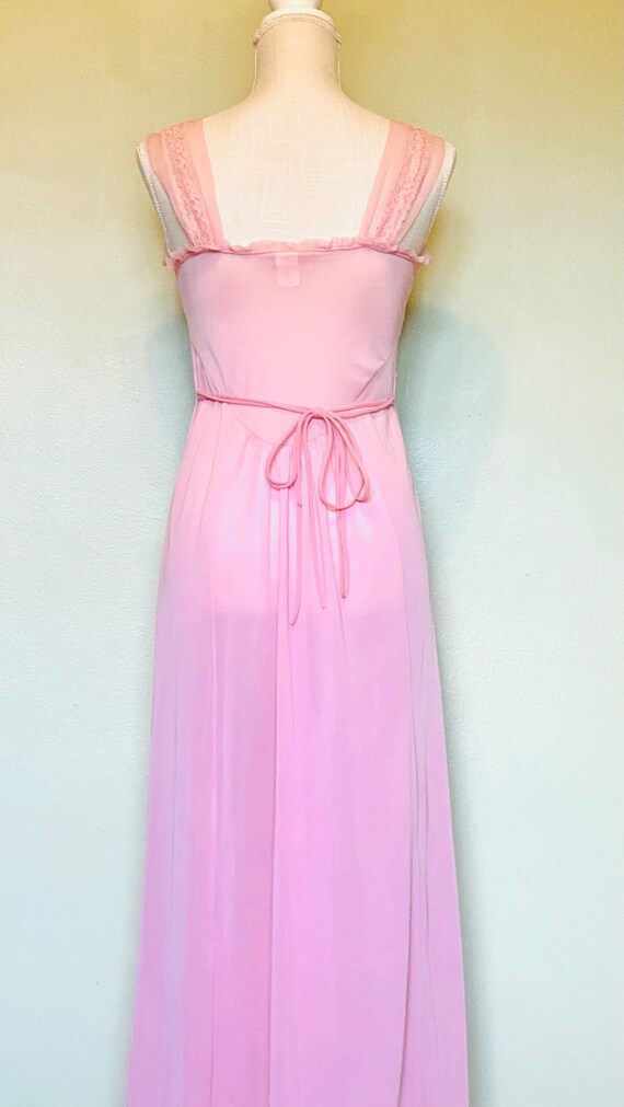 1960s Penny’s Adonna Pink Nightgown Set, Size 34/… - image 7