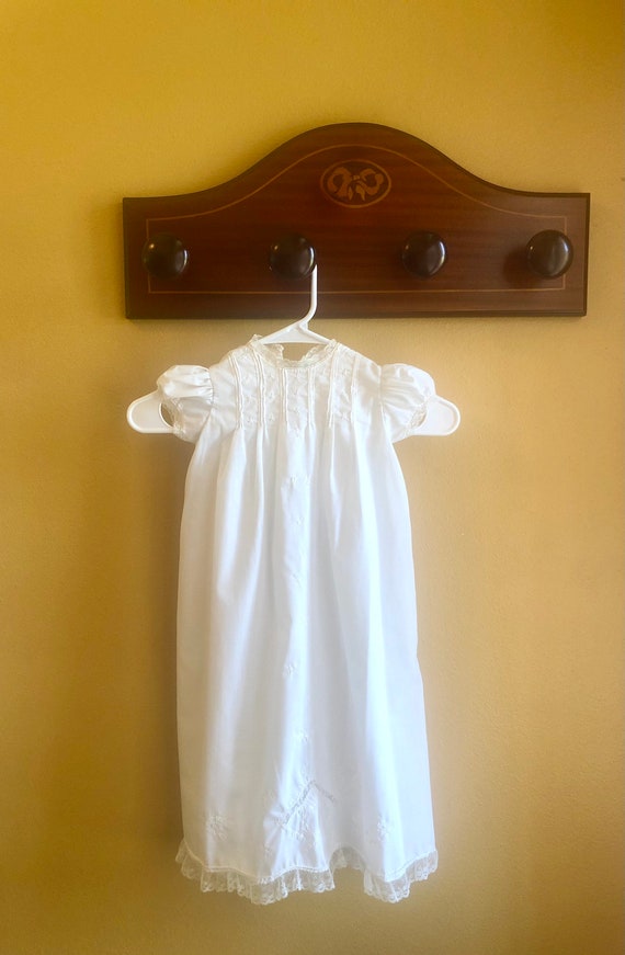 Vintage 1950-60s Christening Gown, Two Piece and … - image 1