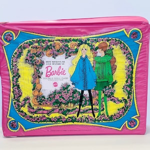 Vintage/1968 Mattel The World Barbie Double Doll Case Model #1007, Barbie Trunk Case, Nostalgic Barbie, Barbie Storage Case