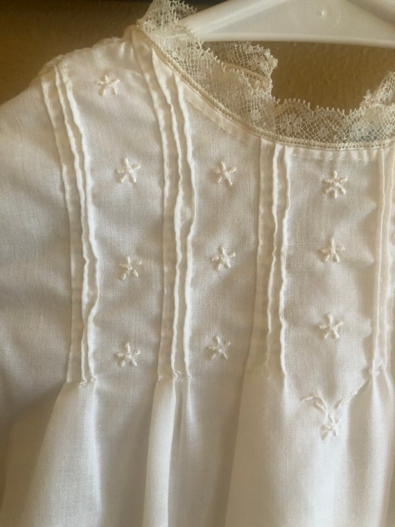 Vintage 1950-60s Christening Gown, Two Piece and … - image 5