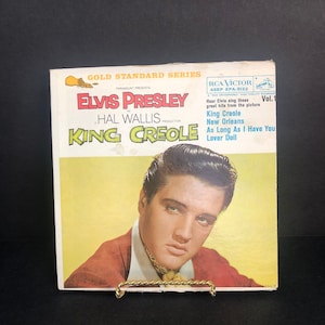 Elvis Presley, EP 45 Vinyl Record Album, Original Cardboard Sleeve, Rock -n-Roll Music, Fathers Day Gift, Collectible Music Records, Retro