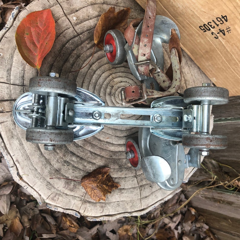 Vintage 1930s Speed King Roller Skates Original Box Antique Etsy