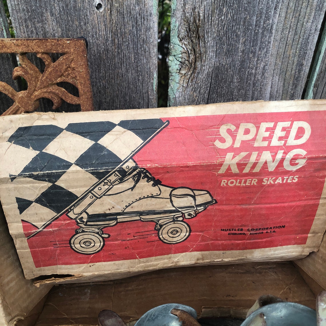Vintage 1930s Speed King Roller Skates Original Box Antique Etsy