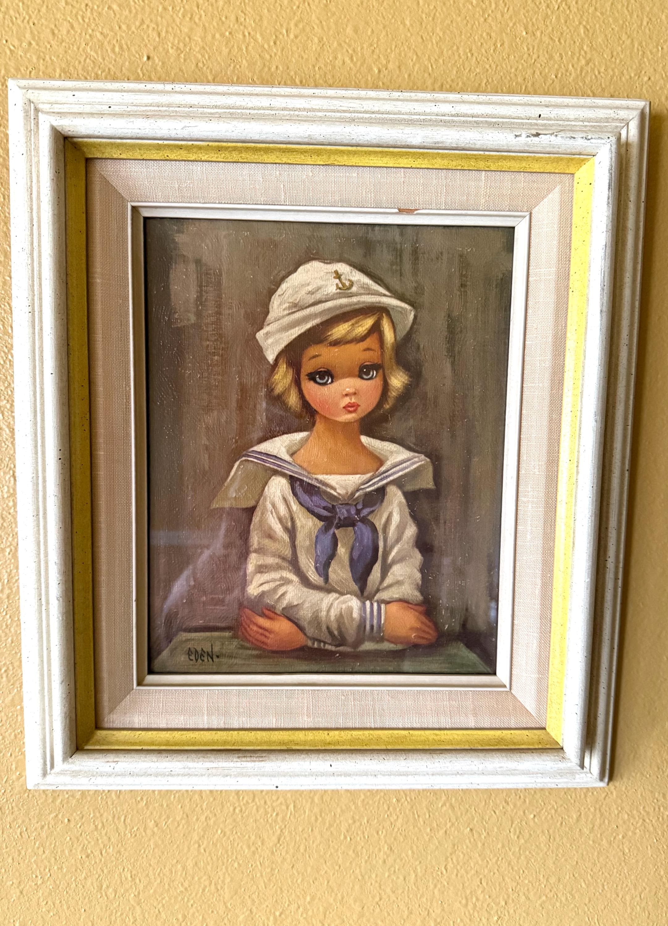 1960s Big Eyed Art - Etsy