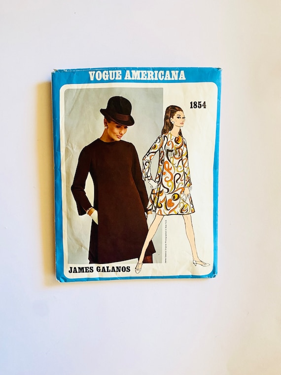 Vintage Vogue Americana Sewing Pattern, 1960s Sewi