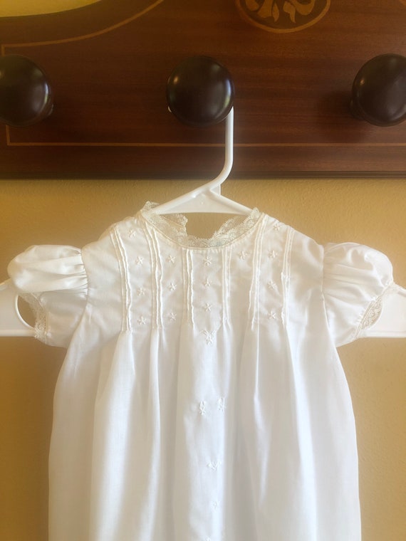 Vintage 1950-60s Christening Gown, Two Piece and … - image 3