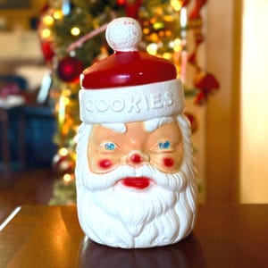 ビンテージ サンタクロース クッキージャー EMPIRE Empire Santa Cookie Jar - Etsy