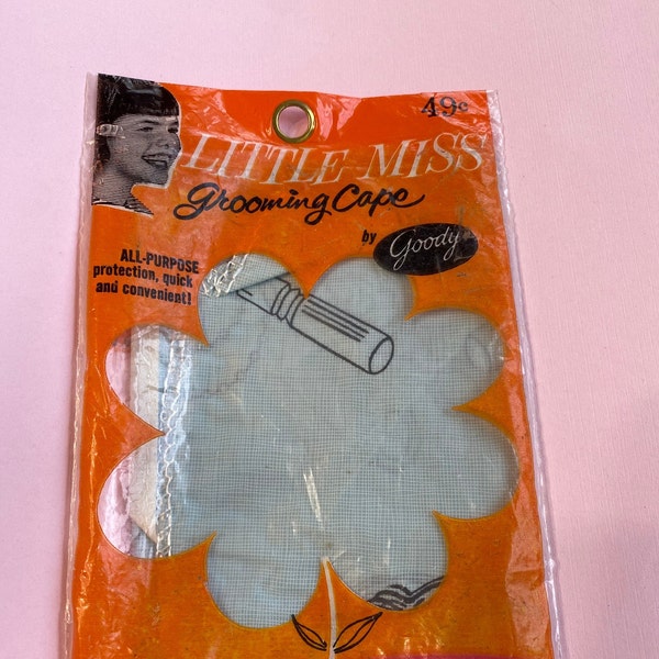 Vintage, Little Miss Grooming Cape by Goody, Hair, Hair Salon Products, 1960-70s/Vintage Hair Products, Goody Hair