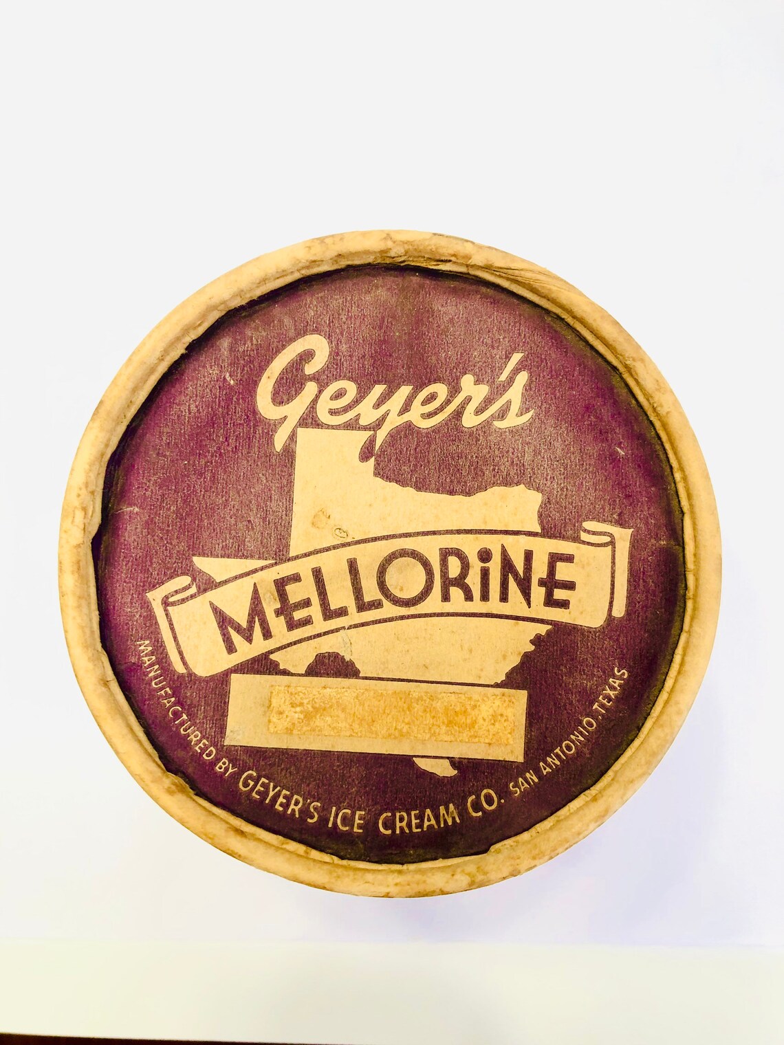 Vintage Geyers Mellorine Ice Cream San Antonio Texas - Etsy
