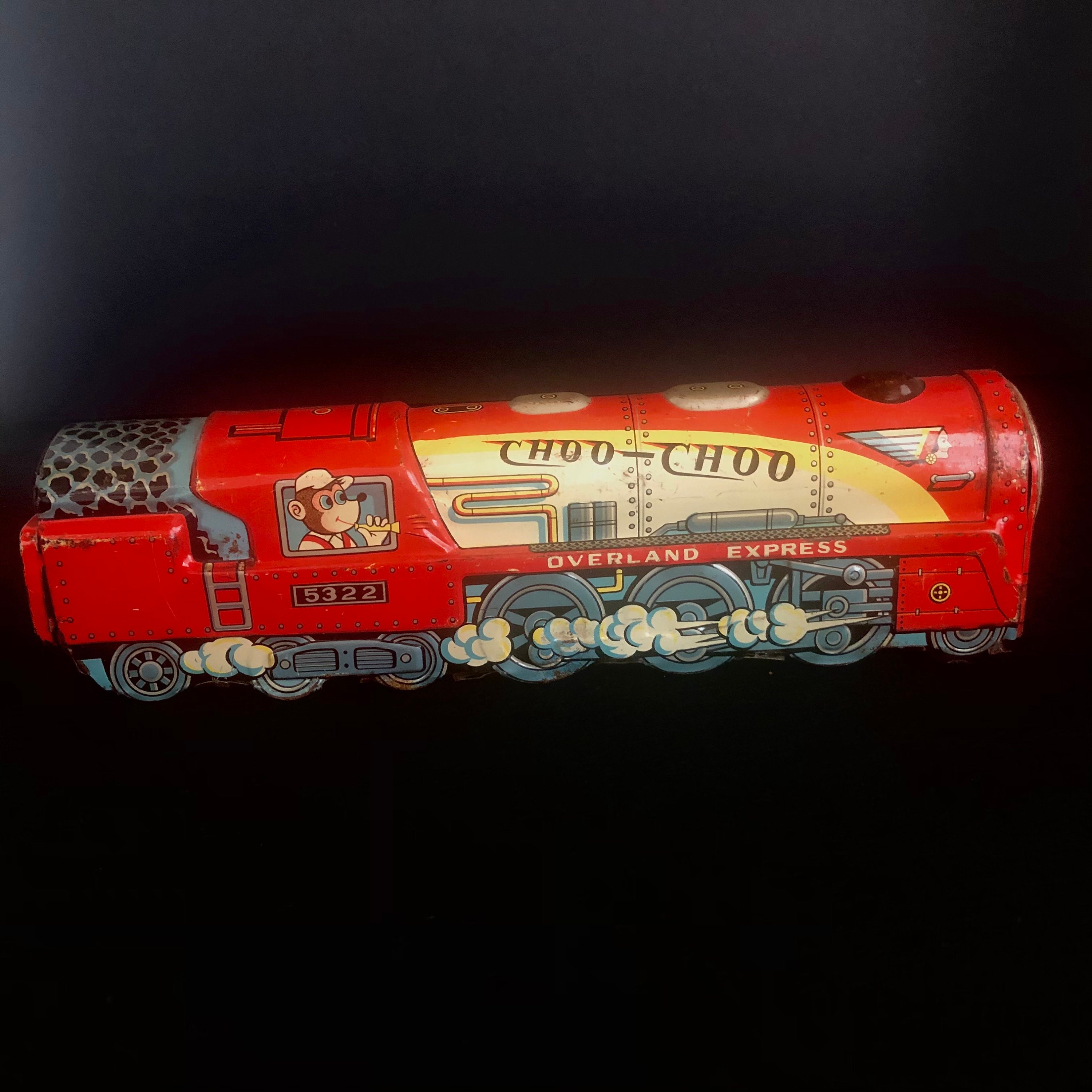 Kanto 5322 Tin Litho Toys Overload Choo Choo Express Friction picture