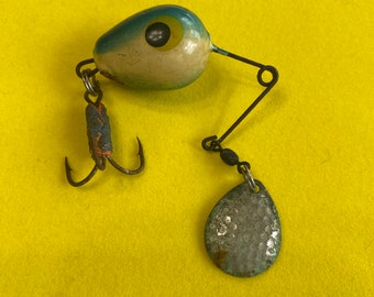Lot De Leurres De Pêche Vintage Heddon Avec Boîte De Rangement Umco
