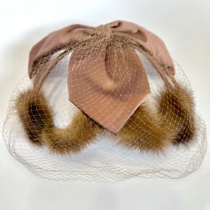 Mink Hat With Veil - Etsy display picture 2