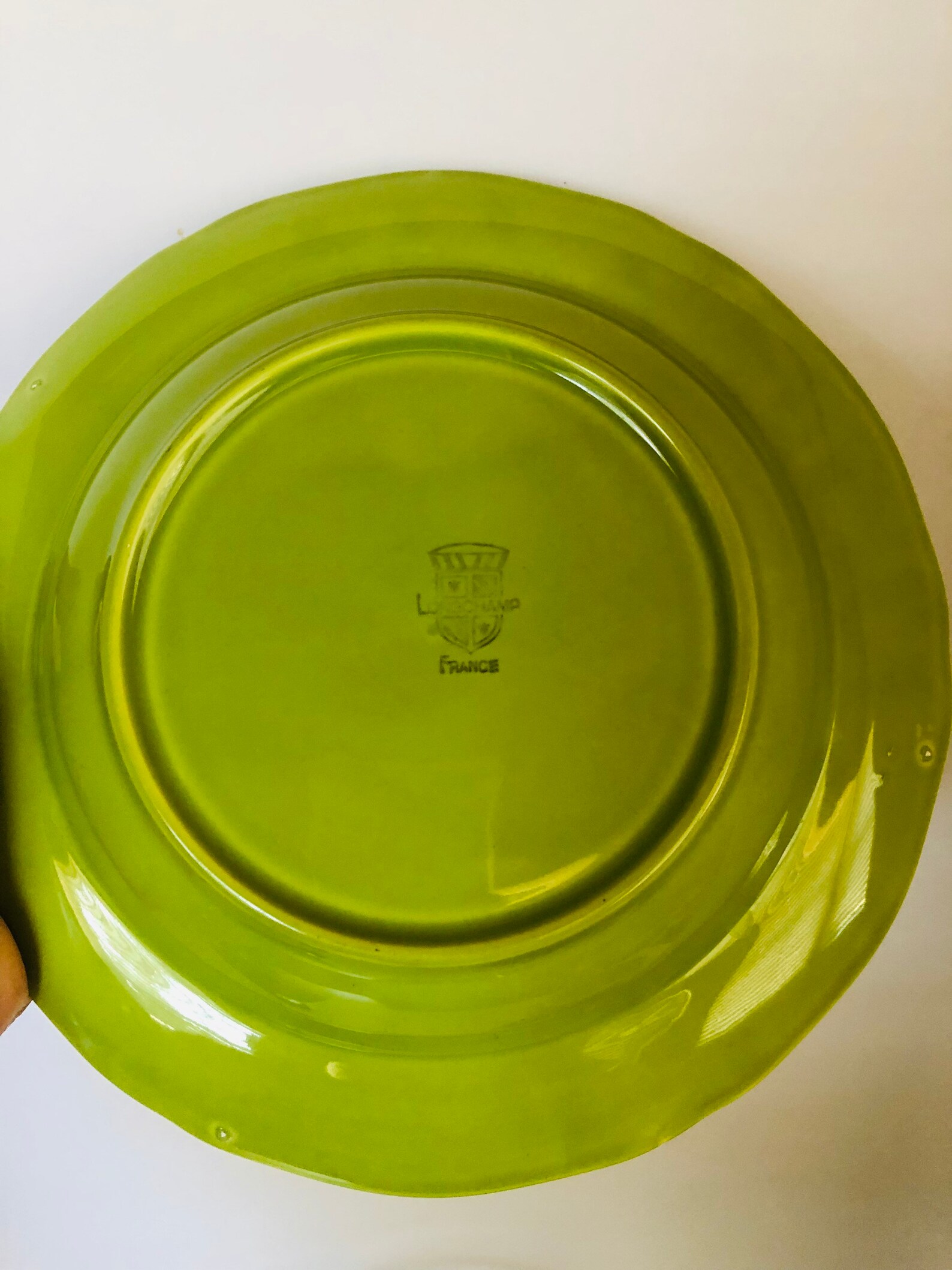 French Plates Vintage Rare Set of Three 1960s Longchamp Etsy