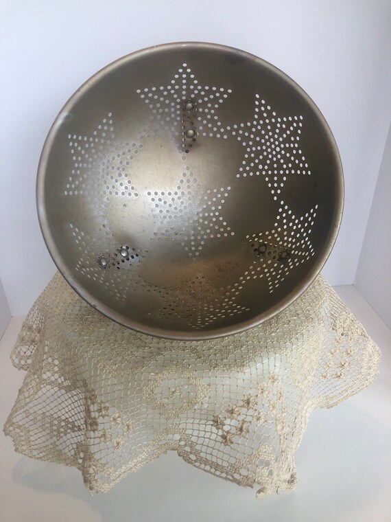 Vintage Aluminum Farmhouse Star Colander Vintage Strainer - Etsy