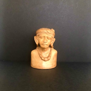 Hand Carved Vintage, African Tribal Art, Wood Figure/Bust, Ethnic Art, Nativ African Folk Art, African Art, Afrocentric Decor, Kenya