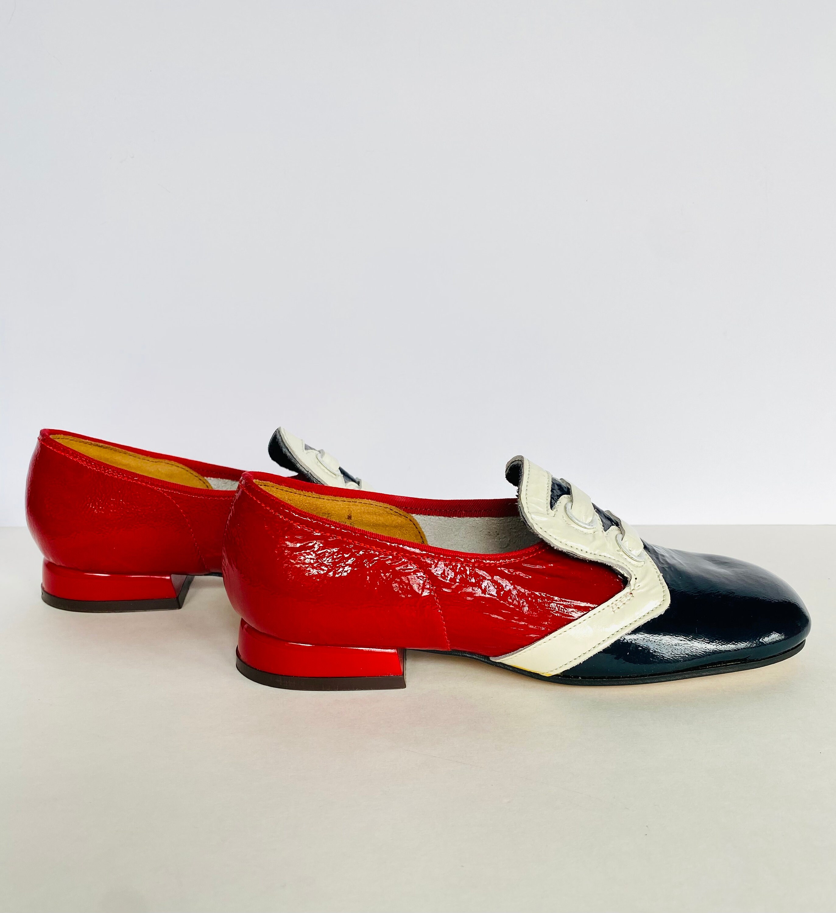 その他 POLL PARROT SHOES vintage Vintage Poll-parrot Patent Leather Oxford Shoes: Retro
