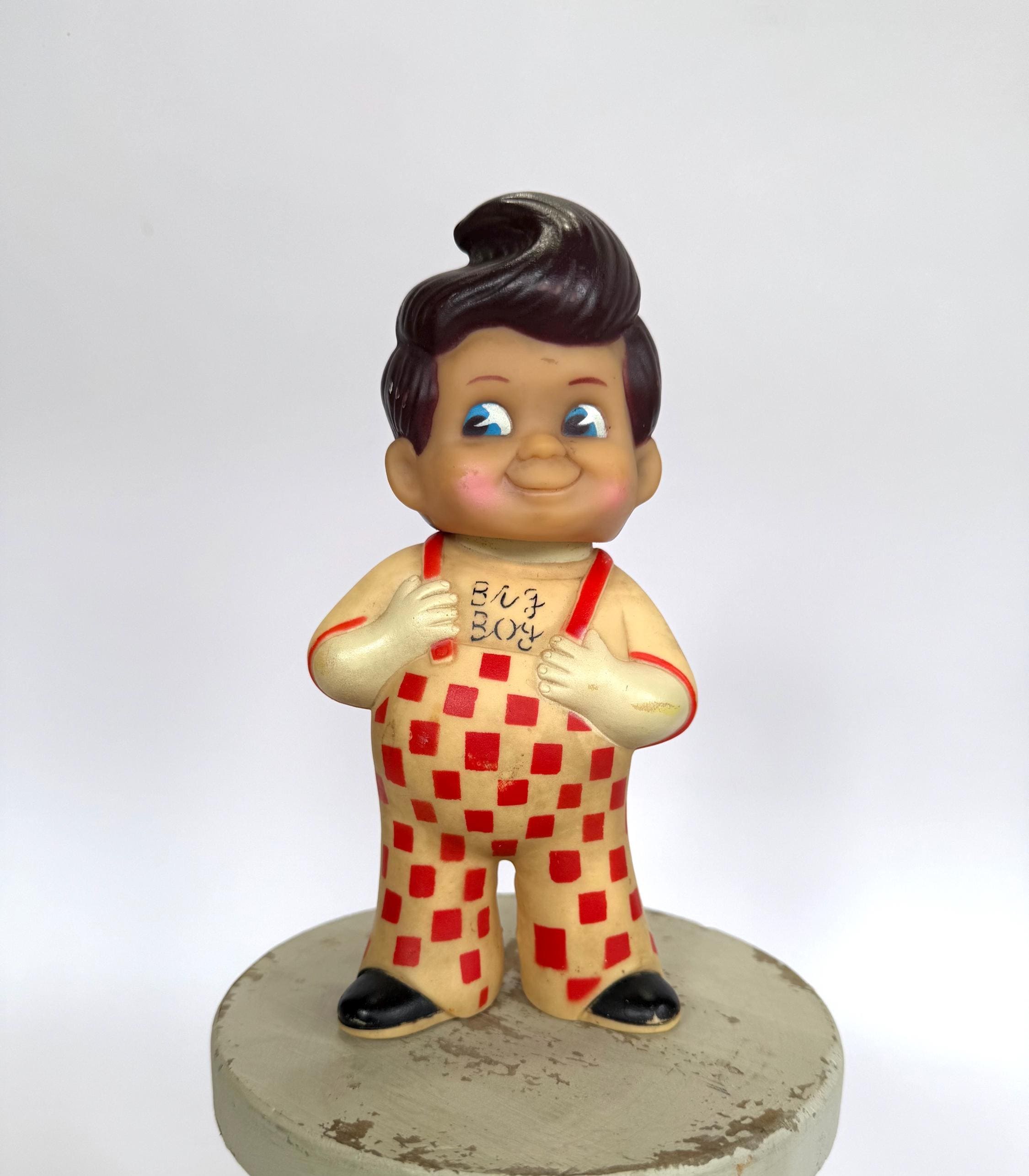 Vintage 1970s Shoney's Big Boy Coin Bank: Restaurant Mascot
