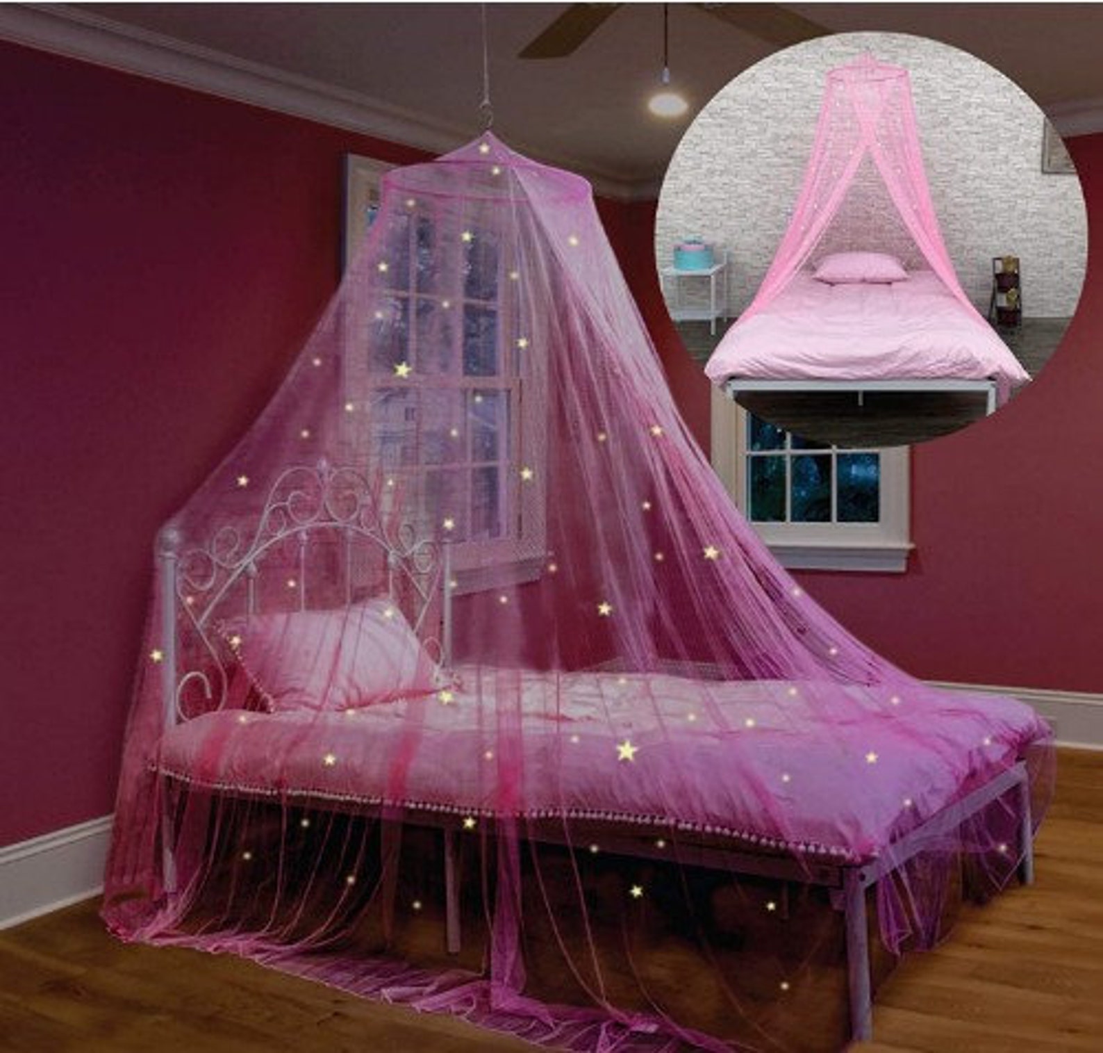 Canopy for Crib Single Twin Full Queen Size Kids Bed Etsy