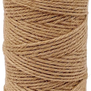 6m Long Sisal 10mm Rope Extra Strong Natural Eco Plant Fibre Craft