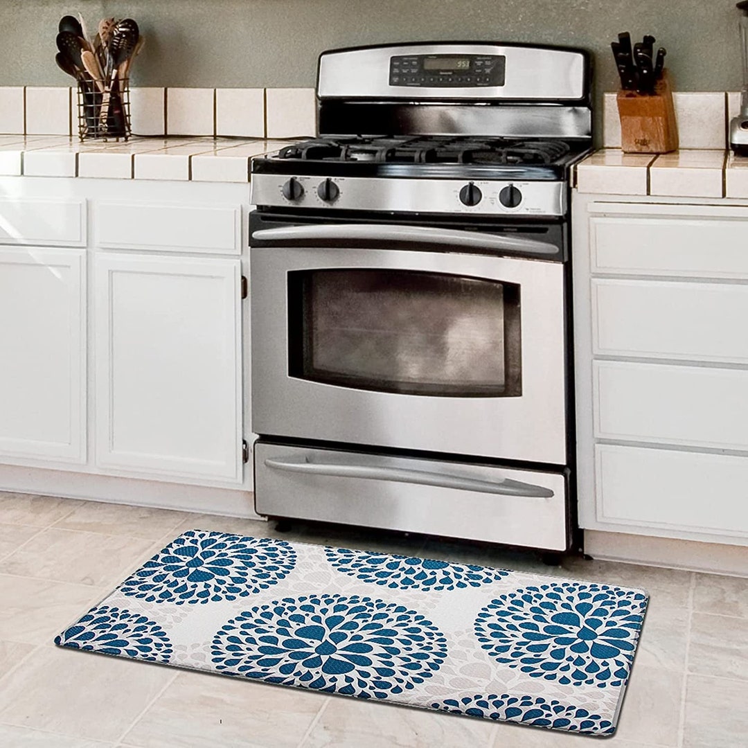 1/2 Inch Thick Cushioned Anti Fatigue Waterproof Kitchen Rug, 17.3 in 2023