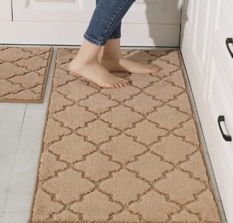 Soft Kitchen Rugs for in Front of Sink Super Absorbent Kitchen Floor Mats and Mats Non Skid