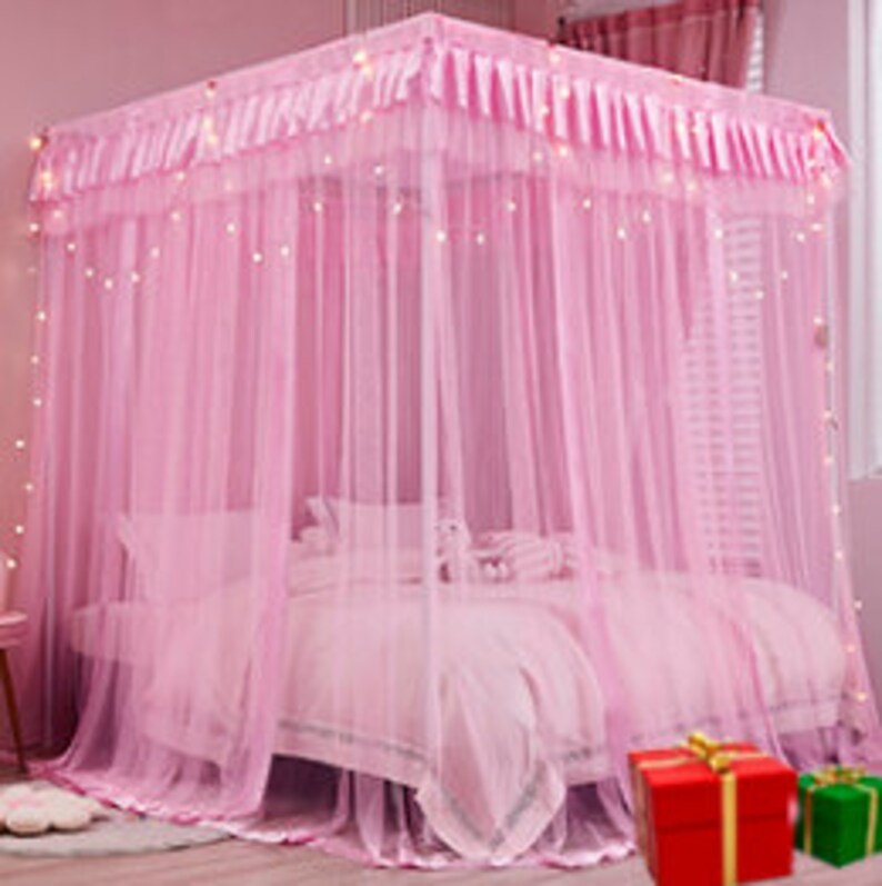 Luxurious Mesh Canopy. 4 Corner Canopies Original Design Bed - Etsy