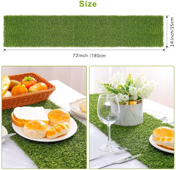 Artificial Grass Table Runners Synthetic Grass Table Runner for