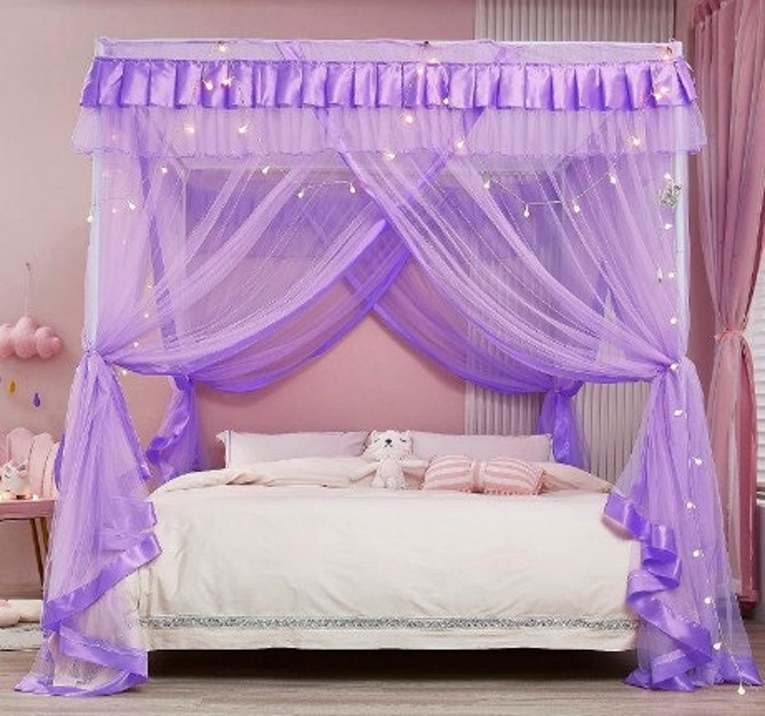 Luxurious Mesh Canopy. 4 Corner Canopies Original Design Bed - Etsy