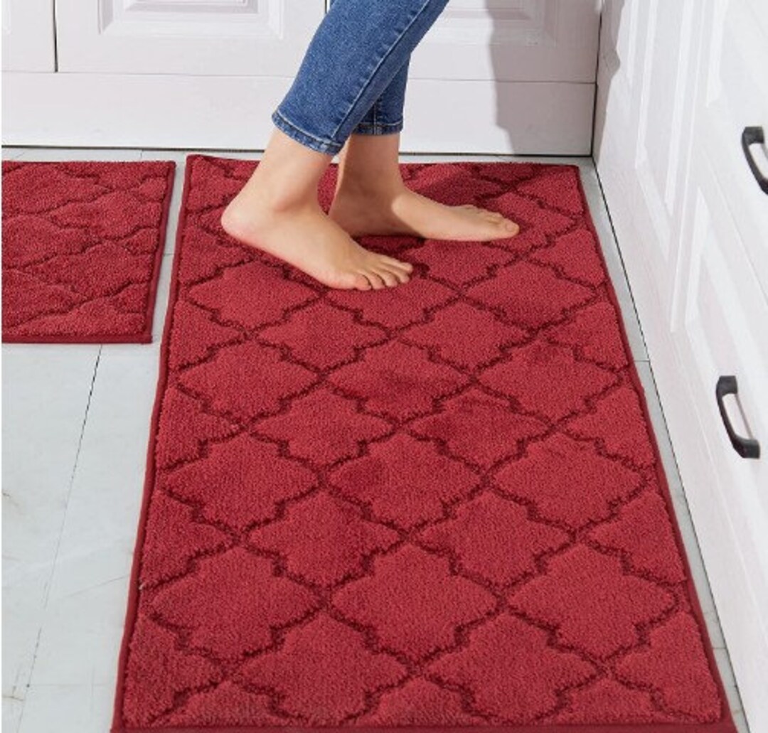 Soft Kitchen Rugs for in Front of Sink Super Absorbent Kitchen Floor Mats and Mats Non Skid