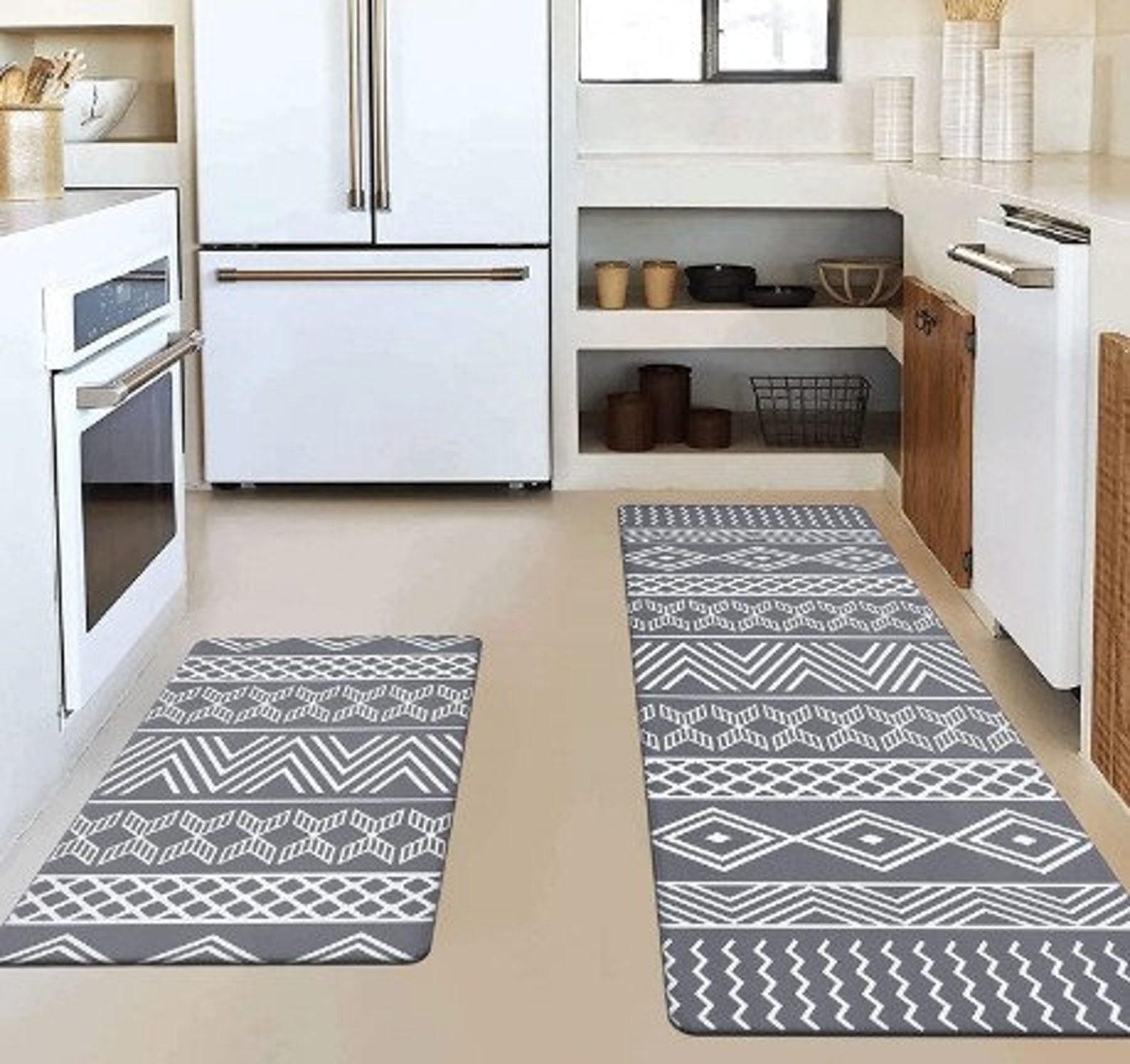 Kitchen Runner Carpet Waterproof Anti Fatigue Kitchen Mat Set Etsy
