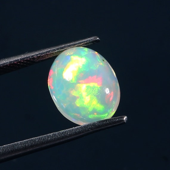 Opal Cabochon VIDEO AVAILABLE ! Welo Fire Opal 10X8 MM size opal gemstone Wholesale opal supplier Ethiopian Opal Cabochon