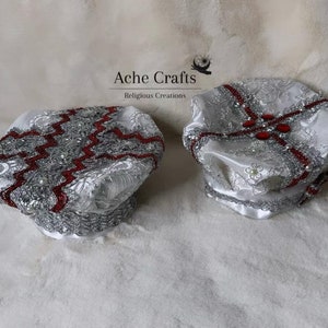 OBATALA AYAGUNA Gorro|Gorro De Santo|Gorro de Obatala|Hat For Orishas|Yoruba|Religious Hats|Santeros|Gorro De Orishas|Santeria